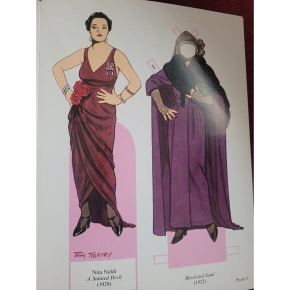 Vintage Movie Stars Vamps and Scamps Paper Dolls by Tom Tierney - Picture 3 of 5
